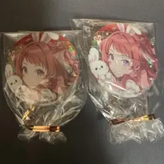 学マス GIGO限定 オーロラ箔押し缶バッジ 花海 咲季 2個セット