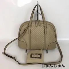 GUCCI グッチ マイクログッチシマ ニース ドーム型 2WAY バッグのサムネイル
