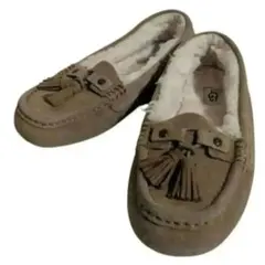 良品 UGG アグ モカシン 24cm ボア ムートン おでかけ 旅行 デート夏
