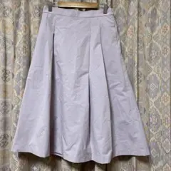 ユニクロ ロングスカート パープル系 L相当