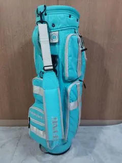 希少 人気色アクア〈BRIEFING〉キャディバッグ ブリーフィング 終売品