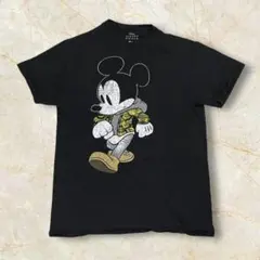 【Disney ミッキーマウス アート仕様 キャラ US古着 Tシャツ メンズ】