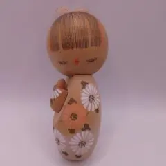 創作こけし　青木蓼華　「ひな菊」