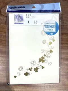 チクマ フォトマウント Lサイズ 2面タテ 写真台紙 6枚