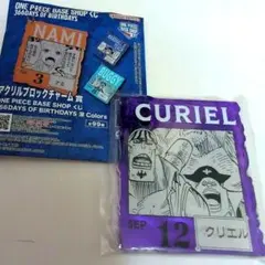 誕生日7/20】ワンピースベースショップくじ アクリルブロック チェス
