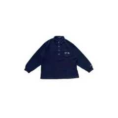 90s POLO SPORT ネイビー ポロシャツ USA刺繍