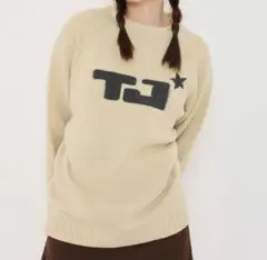 ユニセックス ジャガードニット TINA JOJUN