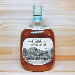 G&G発売1周年記念 ニッカ ウイスキー 志賀高原ラベル G&G 白びん 未開