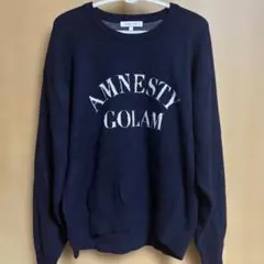 GLOBAL WORK セーター ネイビー　M