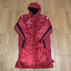 美品　ヒュンメル ベンチコート　レッド　 S-M