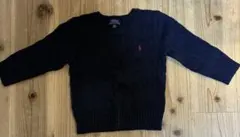 Polo Ralph Lauren 100 ネイビー ケーブルニットセーター