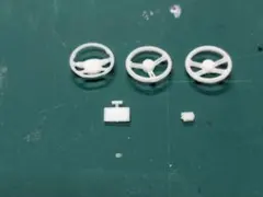 1/32 ステアリング３本　モニター　バックカメラ　セット　3Dプリントのサムネイル