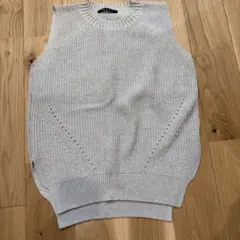 INGNI ニットベスト グレー M レディース