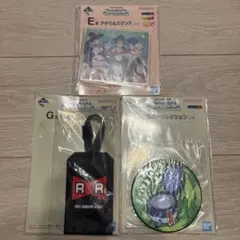 一番くじ DRAGONBALL 3点 アクリルスタンド&ラバーコレクション×2