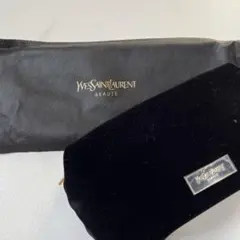 新品 未使用★イヴ・サンローラン ロゴ YSL ポーチ ブランドコスメノベルティ
