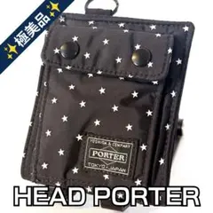 ✨極美品✨ 希少 HEADPORTER ヘッドポーター ステラ 星 二つ折り財布のサムネイル