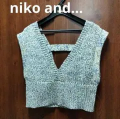 niko and... ニットベスト M