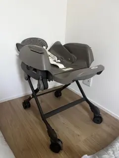 極上クリーニング済　☆美品☆　コンビ　ハイローベッド＆チェア　ネムリラ　グレー 極上クリーニング済 ☆極美品☆ コンビ ハイローベッド＆チェア