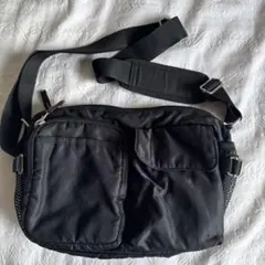 OLD UNIQLO オールドユニクロ ナイロンショルダーバッグ ブラック 黒