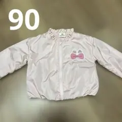 アンパンマン 90ジャケット春秋ピンク　フードなし　軽量ウインドブレーカー