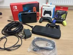 Nintendo Switch 本体 ネオンブルー/ネオンレッド ソフト3本付き