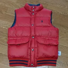 ラルフローレン、子供リバーシブルダウンベスト