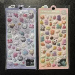 ボンボンドロップシール　立体シール　3Dシール ぷくぷくシール　2セット