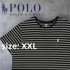 POLO RALPH LAUREN Tシャツ ブラック ボーダー ラルフローレン