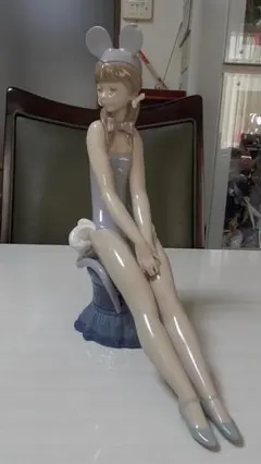 LLADRO　リヤドロ【マウスガール】　リアドロ　インテリア　　Ｌ719 LLADRO リヤドロ【マウスガール】 リアドロ インテリア L719 - メルカリ