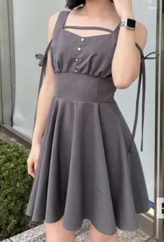 ⚠️発送18日以降になります⚠️ アームリボン2wayミニワンピース