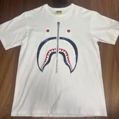 A BATHING APE シャーク Tシャツ ホワイト Mのサムネイル