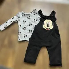 Disney ミッキーマウス サロペット 80 9-12M H&M