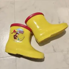 おさるのジョージ キッズ ベビー レインブーツ 長靴 イエロー 15cm