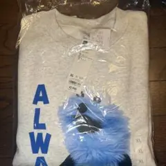 新品未使用　GU ヘビーウェイトスウェットプルオーバー パペットスンスン　XL