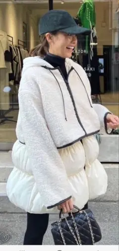 rosy monster 3wayドーナツボアコート ロージーモンスター