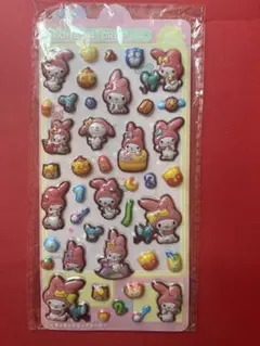 サンリオ マイメロディ ぷっくり立体シール クリアシール デコシール