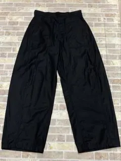 本日限定値下げ】HYKE バックサテンバレルレッグパンツ 希少サイズ5