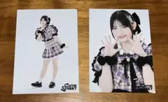 真鍋凪咲　CUTIE STREET きゅーすと　チェック柄衣装　2枚組　トクポ