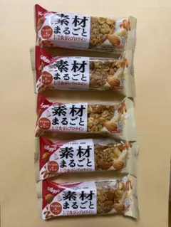 ケロッグ 素材まるごとプロテインバーキャラメル&ナッツ5本のサムネイル