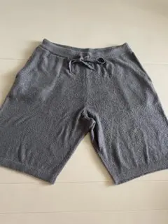 新品 ジェラートピケオム ハーフパンツ グレー Ｌ