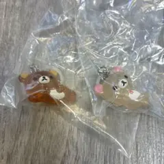 리락쿠마 クリアマスコットチャーム 코리락쿠마 리락쿠마 ねころび