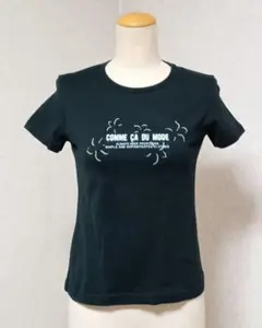 COMME CA ISM ブラック Tシャツ 半袖のサムネイル