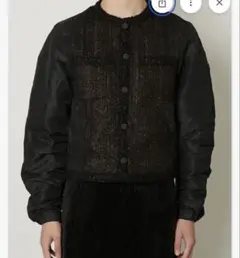 TAAKK 25AW ターク グリッターツイードジャケット BLACK サイズ1のサムネイル