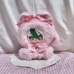 ハンドメイド 着ぐるみ おすわりぬい服 推し活 桃色 d335