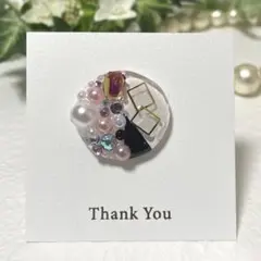 キラキラ✩ビジューのヘアゴムorブローチ（ハンドメイド♪）