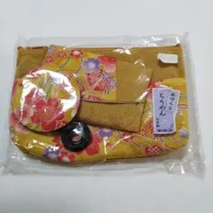 花柄ポーチセット（ミラー付き）