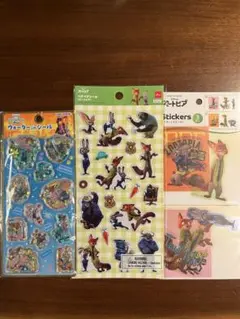 ズートピア ウォーターinシール ペタペタシール ダイカットステッカー