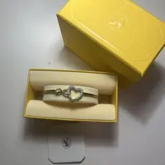 SWAROVSKI インフィニティ ハート ブレスレット バングル