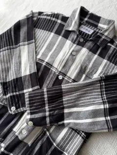 NOMAt.d Plaid Blousonチェック ブルゾン 長袖シャツ
