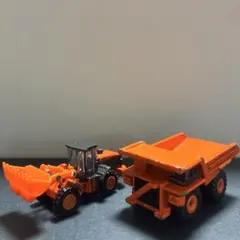 トミカ 日立建機 ホイールローダ ダンプカー 2台セット